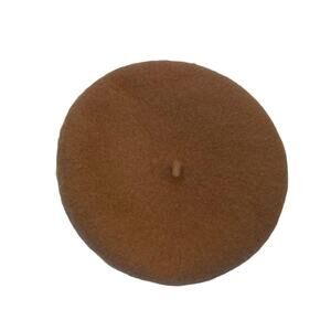 Camel Wool Blend Beret